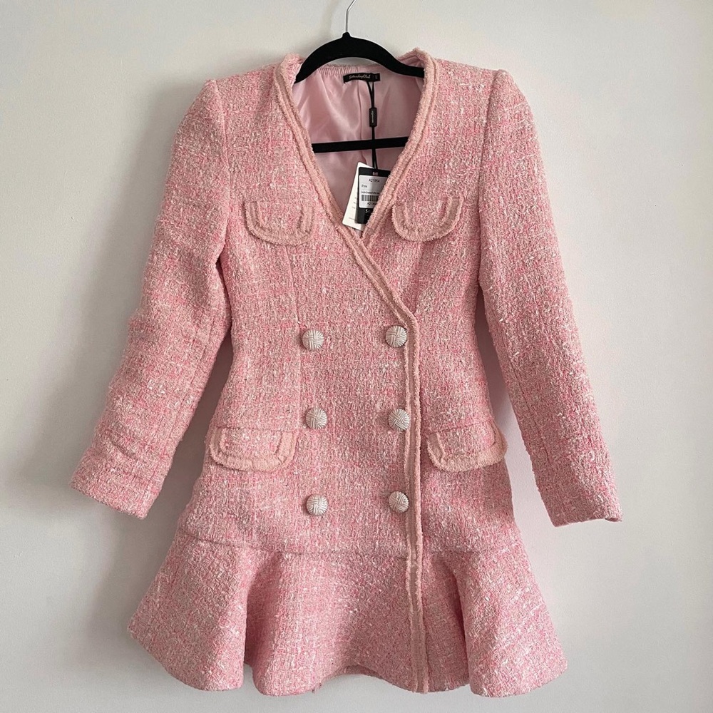 Sold Out. Saturday Club, Pink Blazer Dress